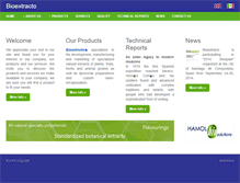 Tablet Screenshot of bioextracto.com.mx